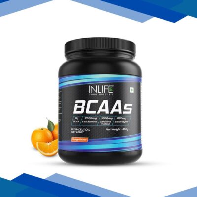 INLIFE BCAAs Powder Orange Flavor 450 g