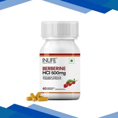 INLIFE Berberine HCL 500 mg Veg Capsules 60’s