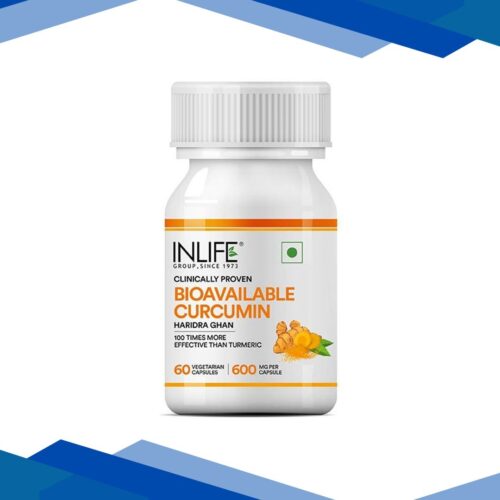 Inlife Bioavailable Curcumin 600 mg Vegetarian Capsules 60’s