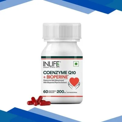 INLIFE Coenzyme Q10 + Bioperine Veg Capsule 60’s