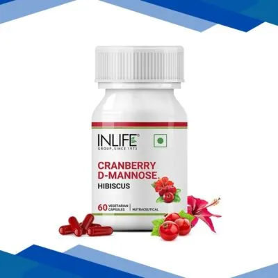 INLIFE Cranberry D-Mannose Hibiscus Veg Capsule 60’s