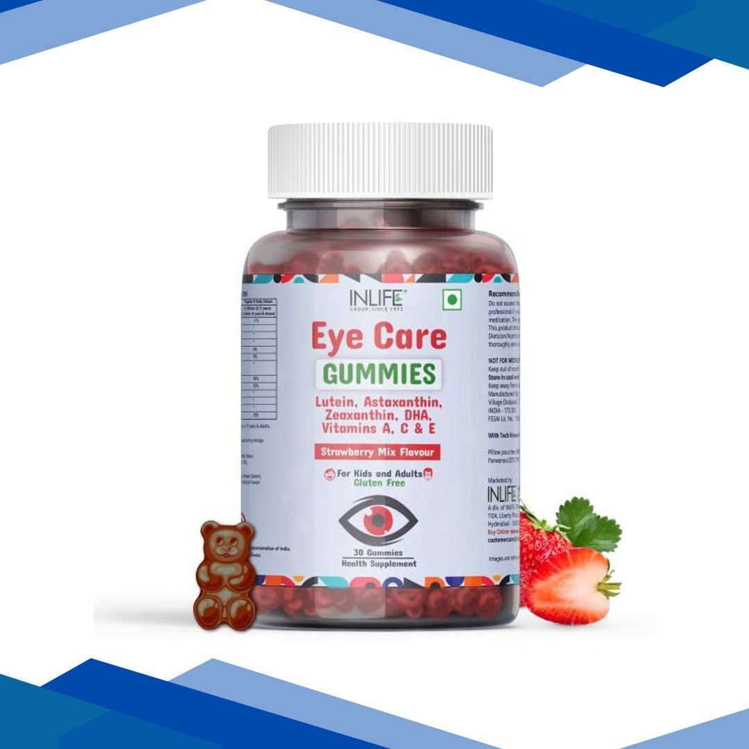 Inlife Eye Care Gummies – Strawberry Mix 30’s
