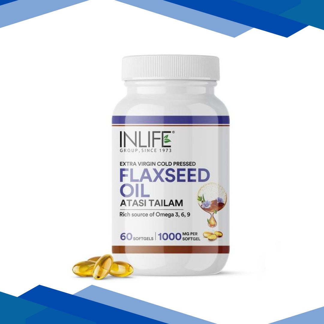 INLIFE Flaxseed Oil 1000 mg Softgel Capsule 60’s
