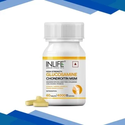 INLIFE Glucosamine Chondroitin MSM 4000mg Tablets 60’s