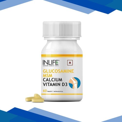 INLIFE Glucosamine MSM Calcium Vitamin D3 Tablets 60’s