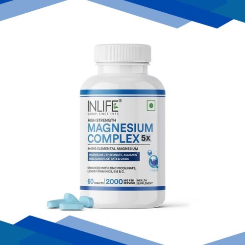 INLIFE Magnesium Complex Glycinate 5X 2000mg Tablets 60’s