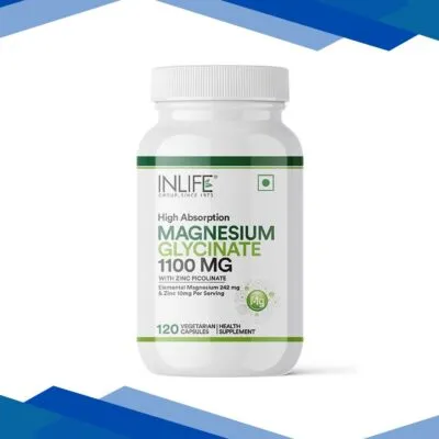 Inlife Magnesium Glycinate 1100 mg Veg Capsule 120’s