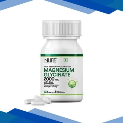 INLIFE Magnesium Glycinate with Zinc 2000 mg Tablets 60’s