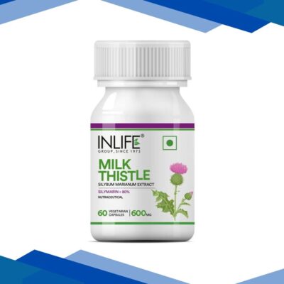 INLIFE Milk Thistle 600 mg Vegetarian Capsule 60’s