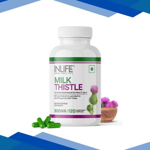 INLIFE Milk Thistle 800 mg Vegetarian Capsule 120’s
