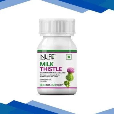 INLIFE Milk Thistle 800 mg Vegetarian Capsule 60’s