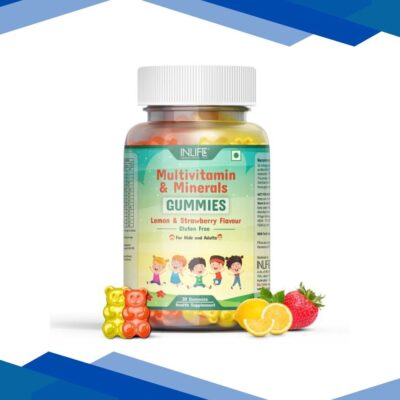 Inlife Multivitamin & Minerals Gummies – Lemon & Strawberry 30’s