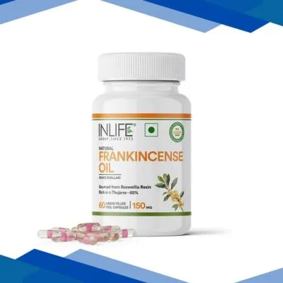 INLIFE Natural Frankincense Oil Veg Capsules 60’s