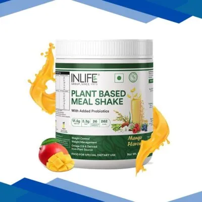 INLIFE Plant Based Meal Shake Powder – Mango 500 g