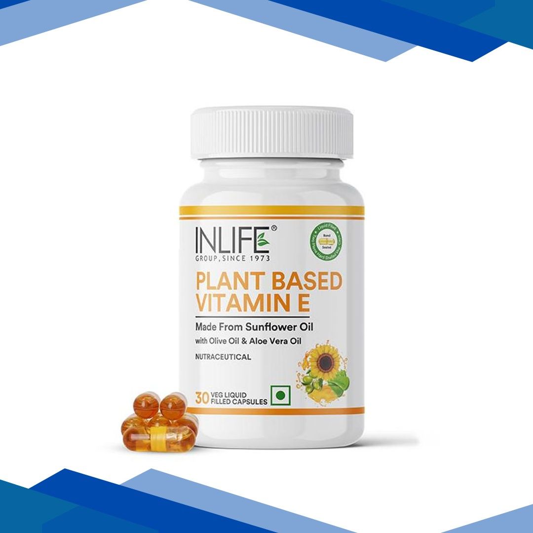 Inlife Plant Based Vitamin E Vegan Liquid Capsule 30’s