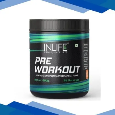 INLIFE Pre Workout Powder – Orange Flavour 200 gm