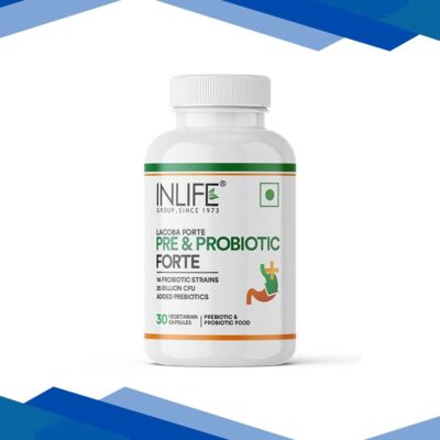 INLIFE Prebiotic and Probiotics Forte Veg Capsules 30’s