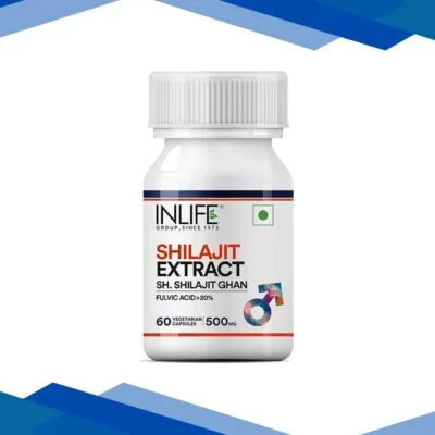 Inlife Shilajit Extract 500 mg Veg Capsule 60’s – Sh.Shilajit Ghan