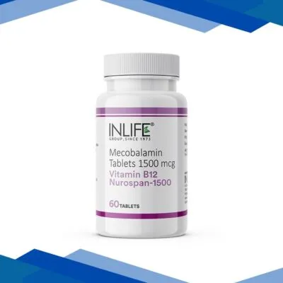 Inlife Vitamin B12 Methylcobalamin 1500 mcg Tablets 60’s