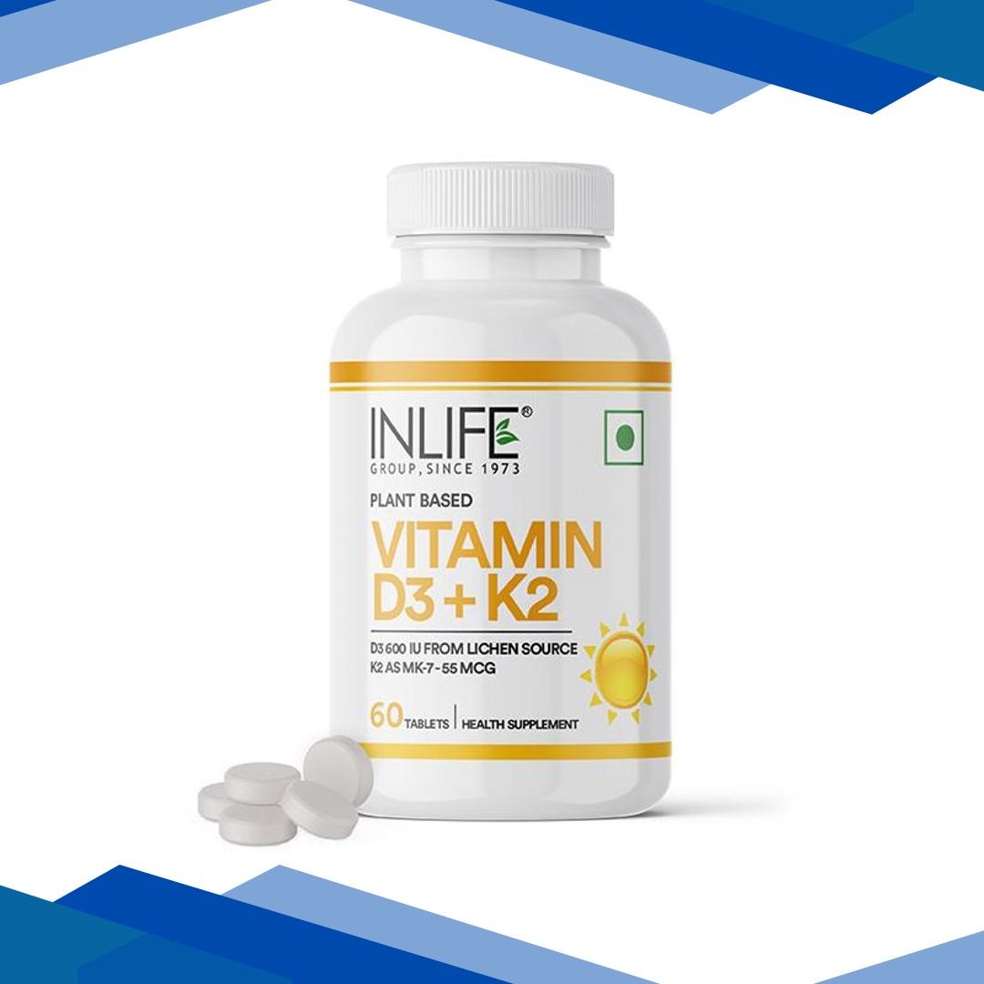 INLIFE Vitamin D3 K2 Veg Tablets 60’s