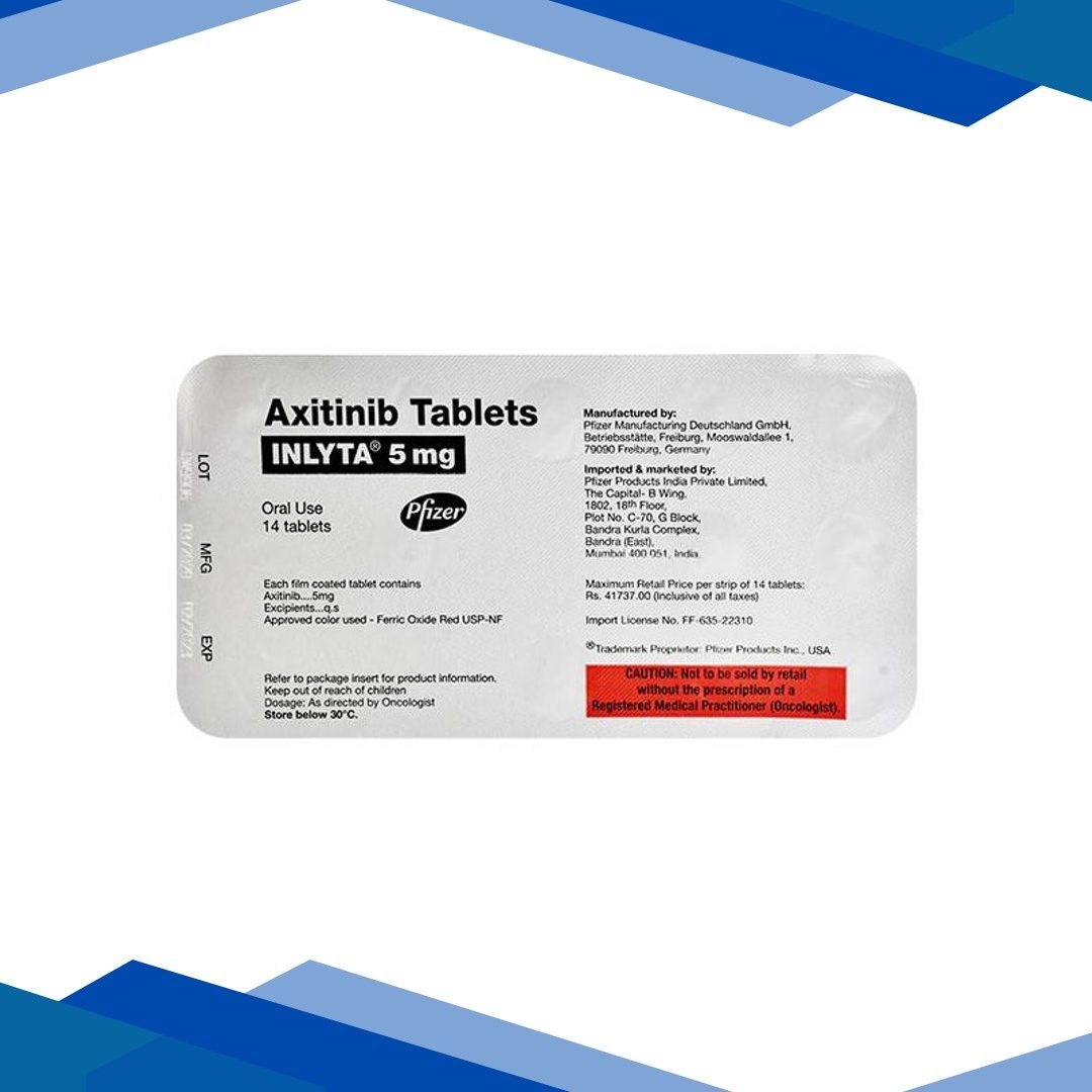 INLYTA 5mg Tablet 14’s