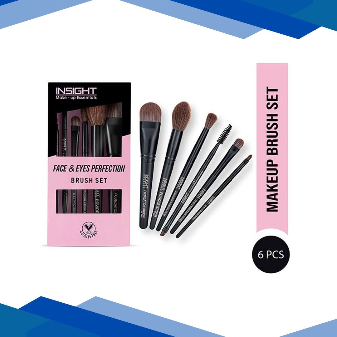 Insight Cosmetics Face and Eyes Perfection Brush Set 1’s
