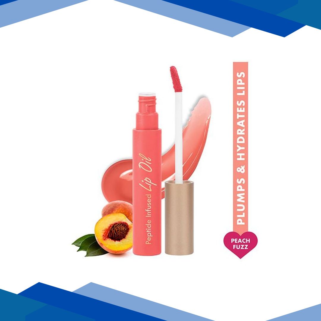 Insight Cosmetics Peptide Infused Lip Oil -Peach Fuzz 4.5 gm