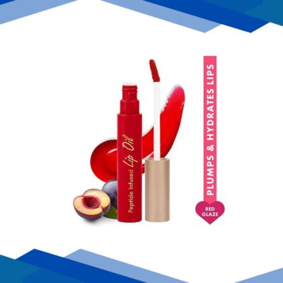 Insight Cosmetics Peptide Infused Lip Oil -Red Glaze 4.5 gm