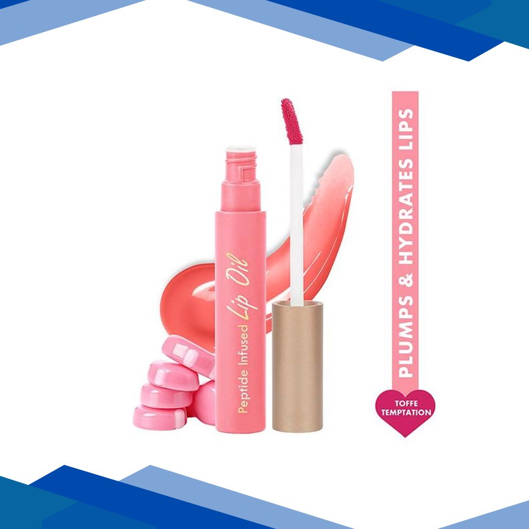 Insight Cosmetics Peptide Infused Lip Oil -Toffee Temptation 4.5 gm