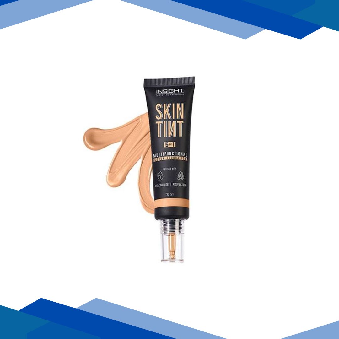 Insight Cosmetics Skin Tint 5In1 Multifunctional Serum Foundation – Cappucino 30 gm