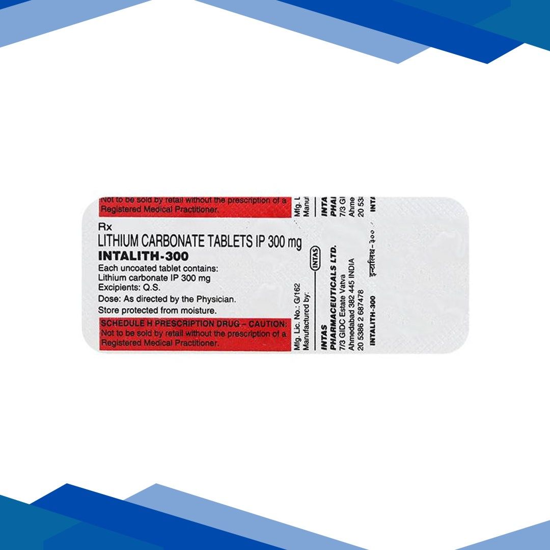 Intalith 300mg Tablet 10’S