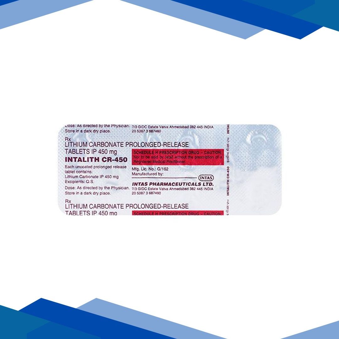 Intalith CR 450mg Tablet 10’S
