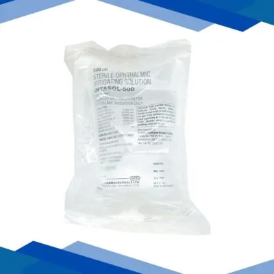 INTASOL 500 OPHTHALMIC IRRIGATING Solution 500ml