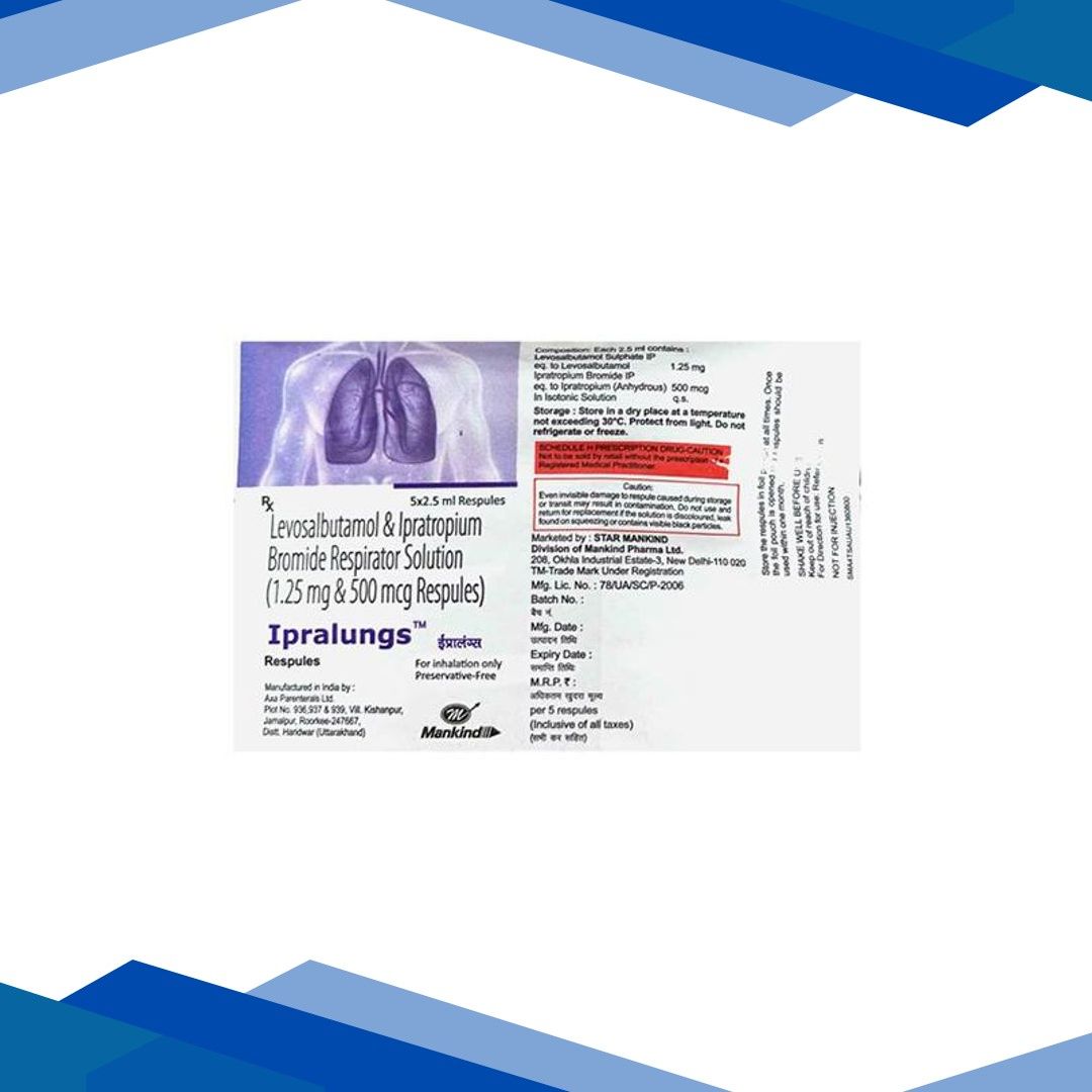 IPRALUNGS Respules 5X2.5ml