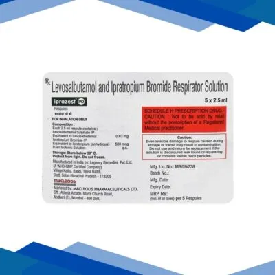 IPRAZEST PD Respules 5X2.5ml