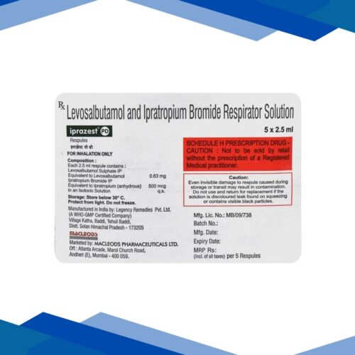 IPRAZEST PD Respules 5X2.5ml