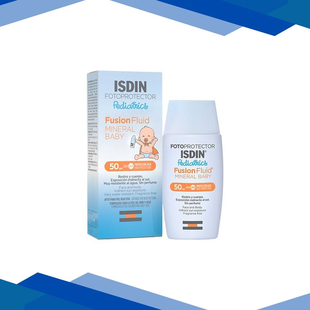 ISDIN Fotoprotector Pediatrics Fusion Fluid Mineral Baby SPF50 50 ml