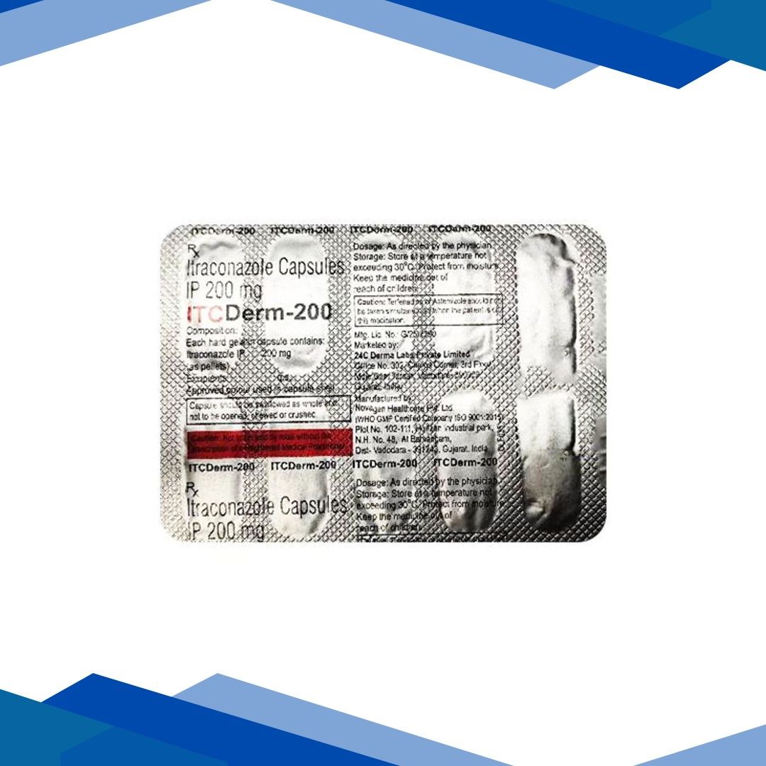 ITC DERM 200 Capsule 10’s