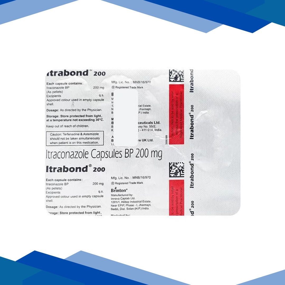 Itrabond 200mg Capsule 7’S