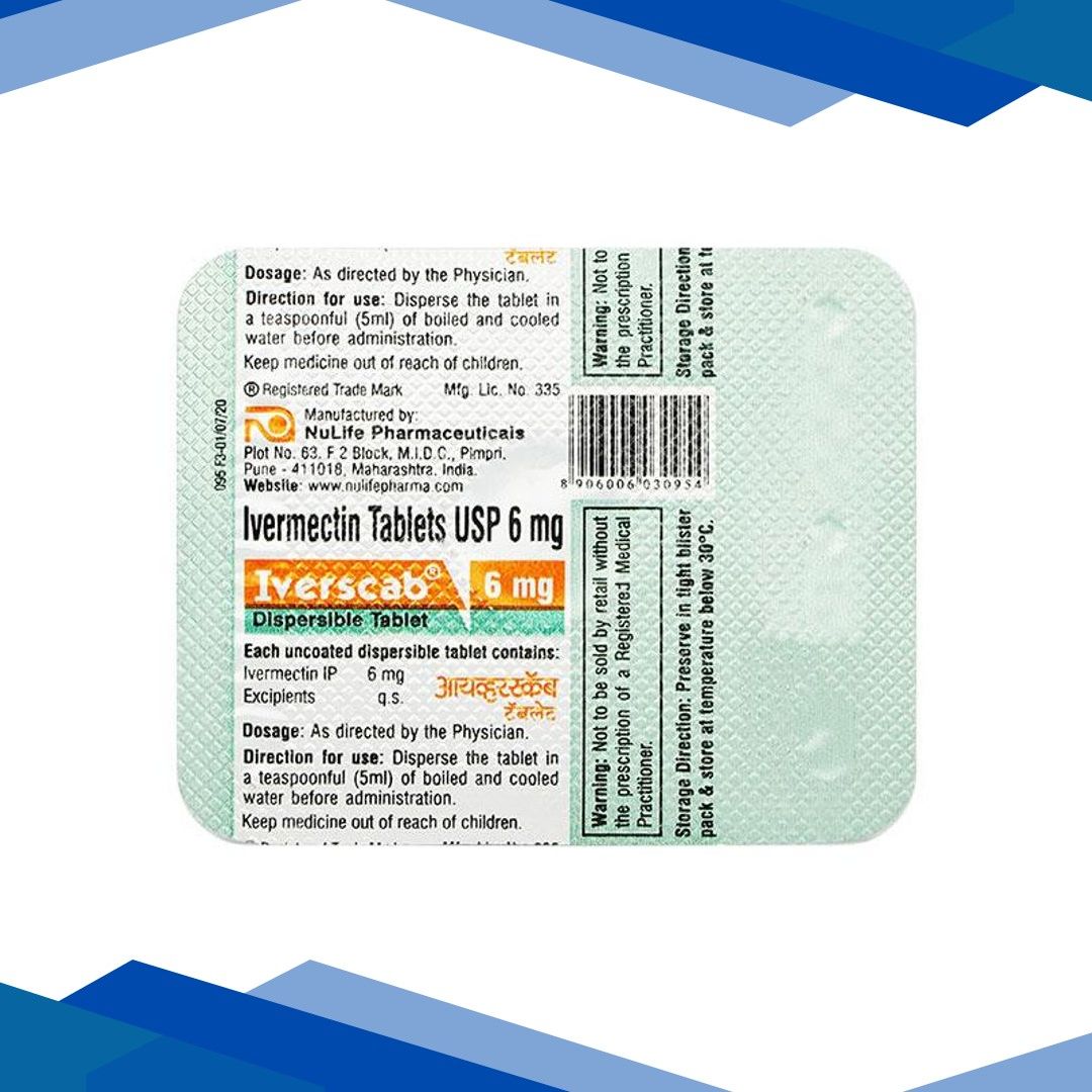 Iverscab 6mg Tablet 1’s
