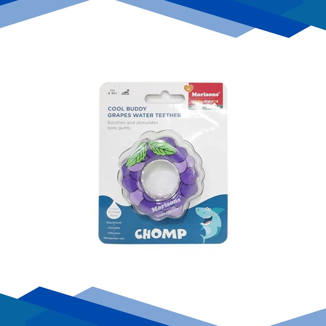 J.L.Morison Cool Buddy Water Teether – Grapes Shape