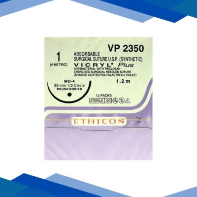 Johnson & Johnson Ethicon Vicryl Plus Absorbable Surgical Suture (1.2 mtr) (VP2350) 1’s