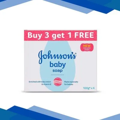 Johnson’s Baby Soap (Buy 3 Get 1) 100 gm