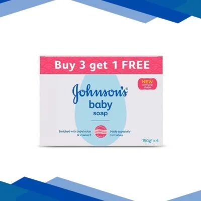 Johnson’s Baby Soap (Buy 3 Get 1) 150 gm