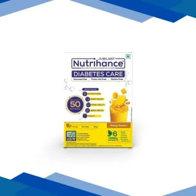 Jubilant Nutrihance Diabetes Care Sachet – Mango Badam (Pack of 10’s x 35 gm)