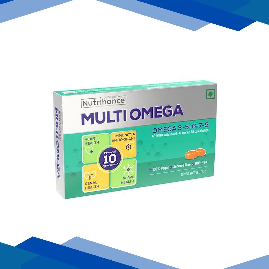 Jubilant Nutrihance Multi Omega Veg Softgel Capsule 10’s