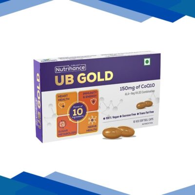 Jubilant Nutrihance UB Gold 150mg of CoQ10 Veg Softgel Capsule 10’s