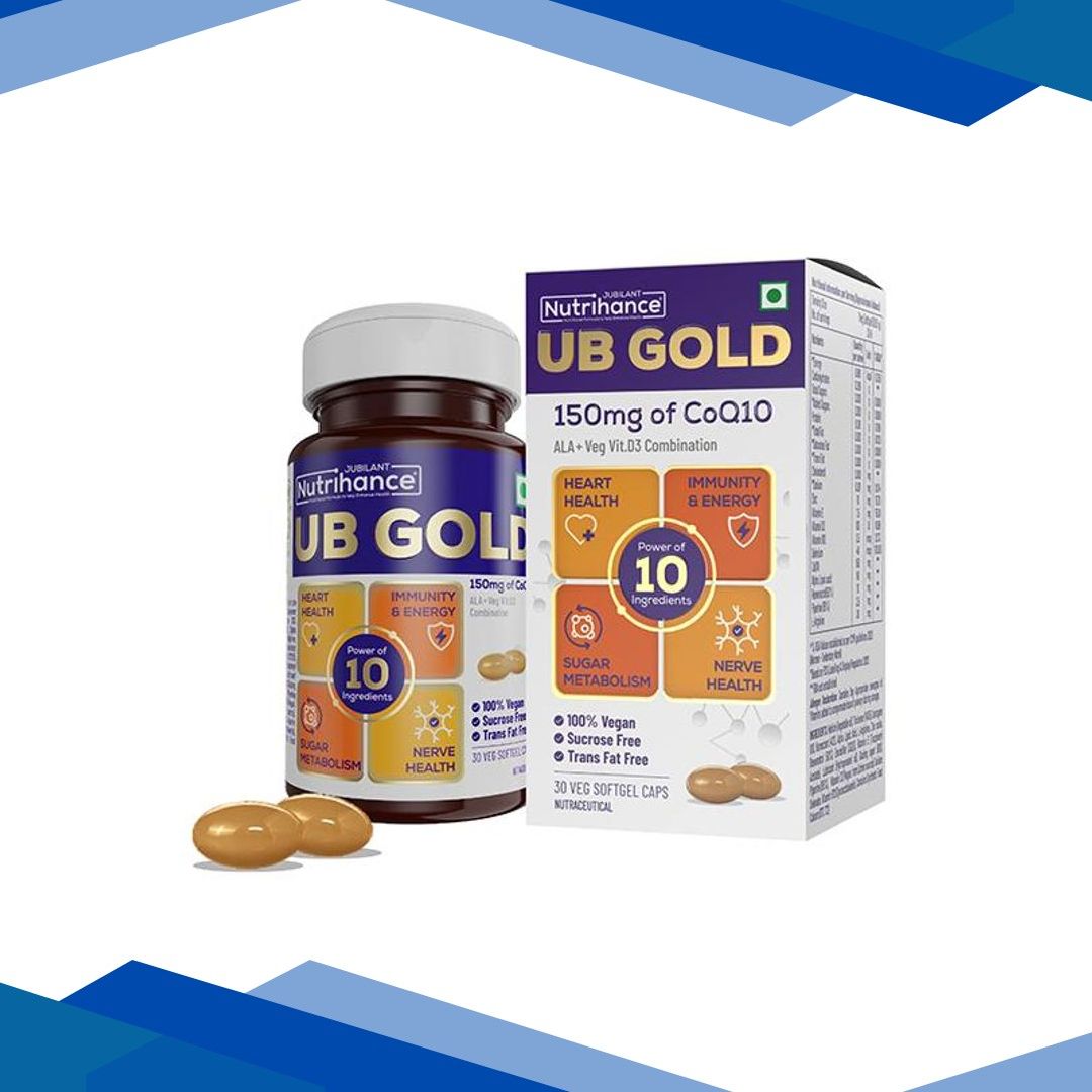 Jubilant Nutrihance UB Gold 150mg of CoQ10 Veg Softgel Capsule 30’s