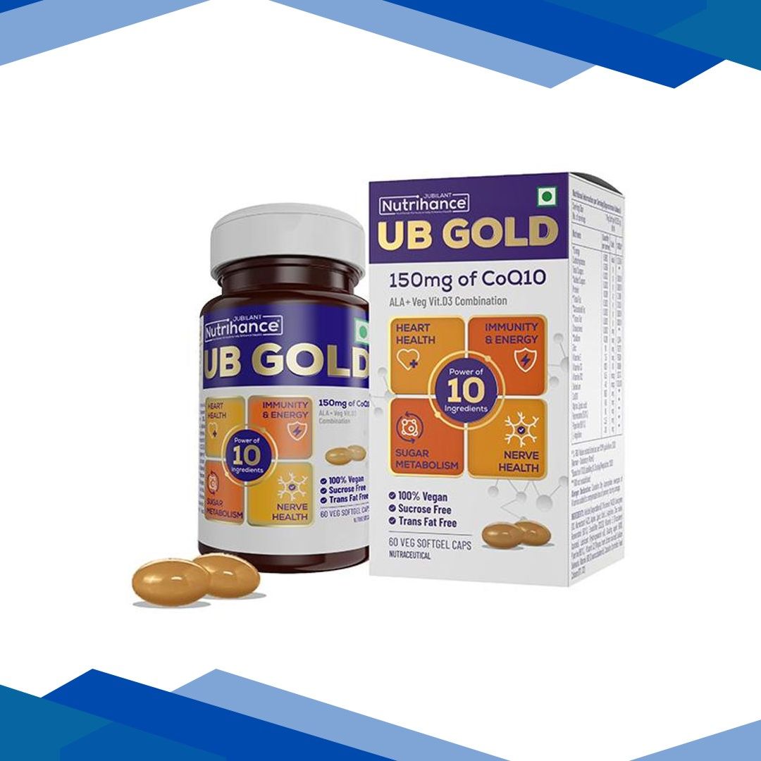 Jubilant Nutrihance UB Gold 150mg of CoQ10 Veg Softgel Capsule 60’s
