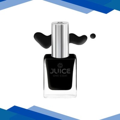 JUICE One Coat Long Lasting Quick Dry Chip Resistent Nail Polish JET BLACK 29 11 ml